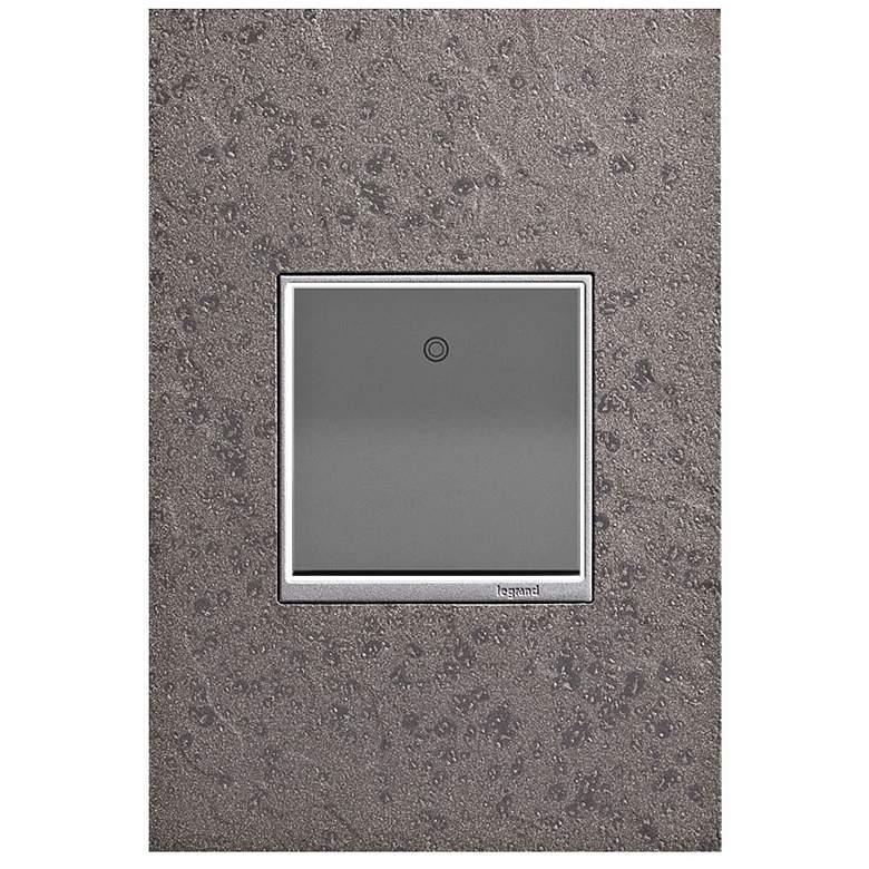 Image 1 adorne Natural Iron 1-Gang Wall Plate w/ Paddle Switch