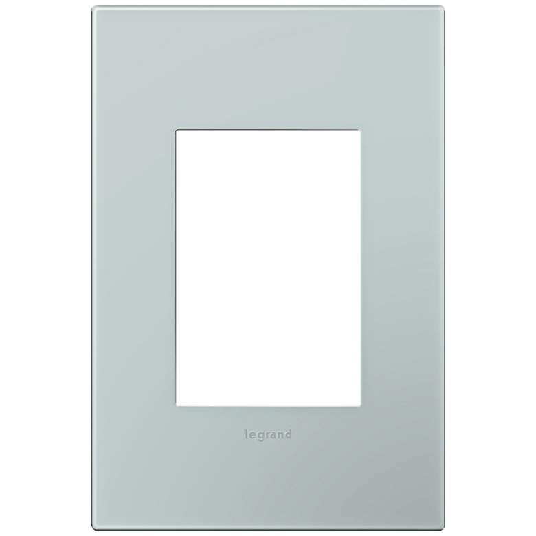 Image 1 adorne® Pale Blue 1-Gang 3-Module Snap-On Wall Plate