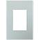 adorne® Pale Blue 1-Gang 3-Module Snap-On Wall Plate