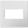 adorne&#174; Powder White 2-Gang Snap-On Wall Plate