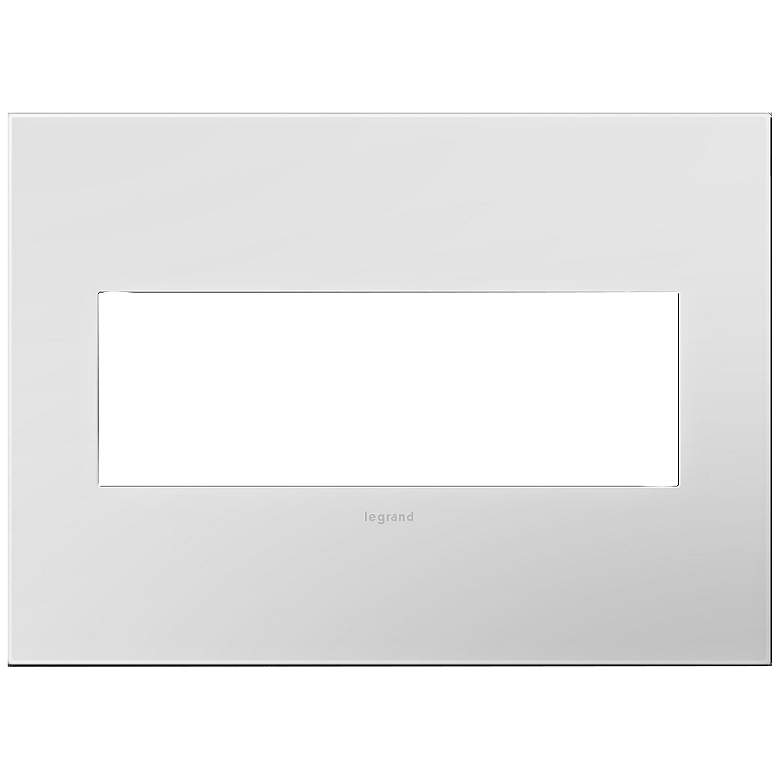 Image 1 adorne® Powder White 3-Gang Snap-On Wall Plate