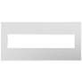 adorne&#174; Powder White 5-Gang Snap-On Wall Plate