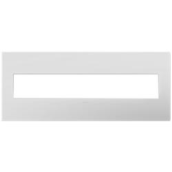 adorne&#174; Powder White 6-Gang Snap-On Wall Plate
