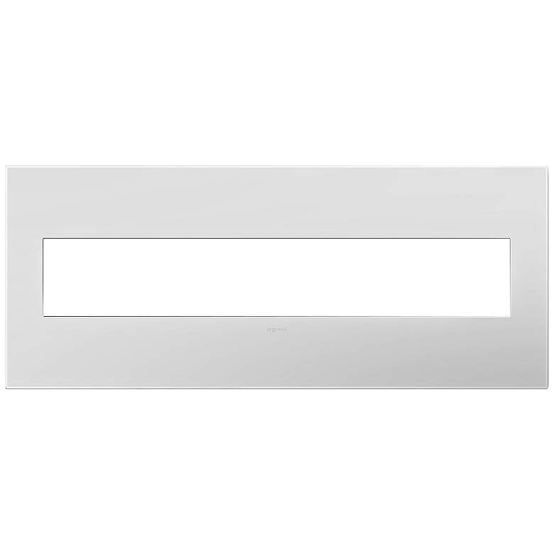 Image 1 adorne&#174; Powder White 6-Gang Snap-On Wall Plate