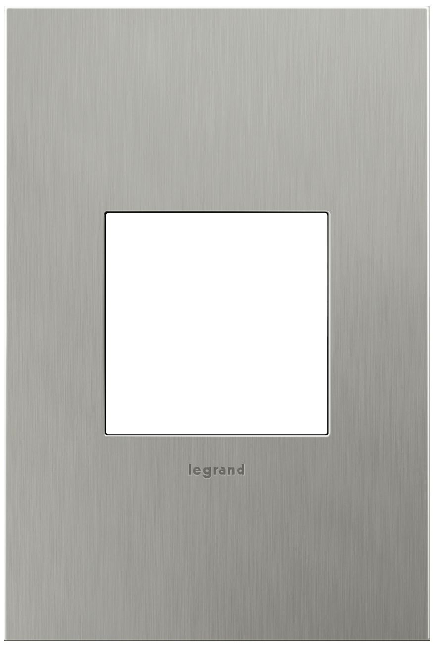 Image 7 adorne® Magnesium Paddle LED Dimmer w/ Brushed Stainless Wall Plate more views
