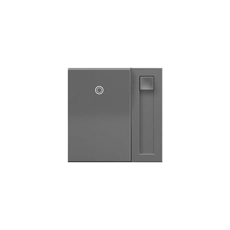 Image 1 adorne® SofTap Magnesium Tru-Universal Dimmer Switch