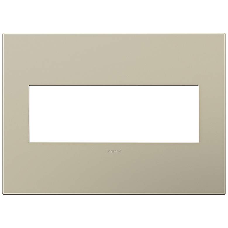 Image 1 adorne&#174; Snap-On Titanium 3-Gang Wall Plate