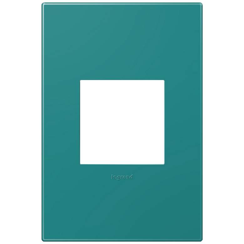 Image 1 adorne&#174; Snap-On Turquoise Blue 1-Gang Wall Plate