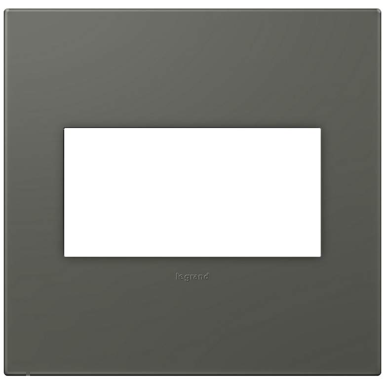 Image 1 adorne&#174; Soft Touch Moss Gray2-Gang Wall Plate