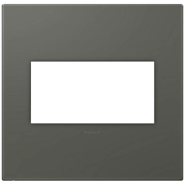 Image 1 adorne® Soft Touch Moss Gray2-Gang Wall Plate