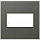adorne® Soft Touch Moss Gray2-Gang Wall Plate