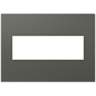 adorne® Soft Touch Moss Gray3-Gang Wall Plate