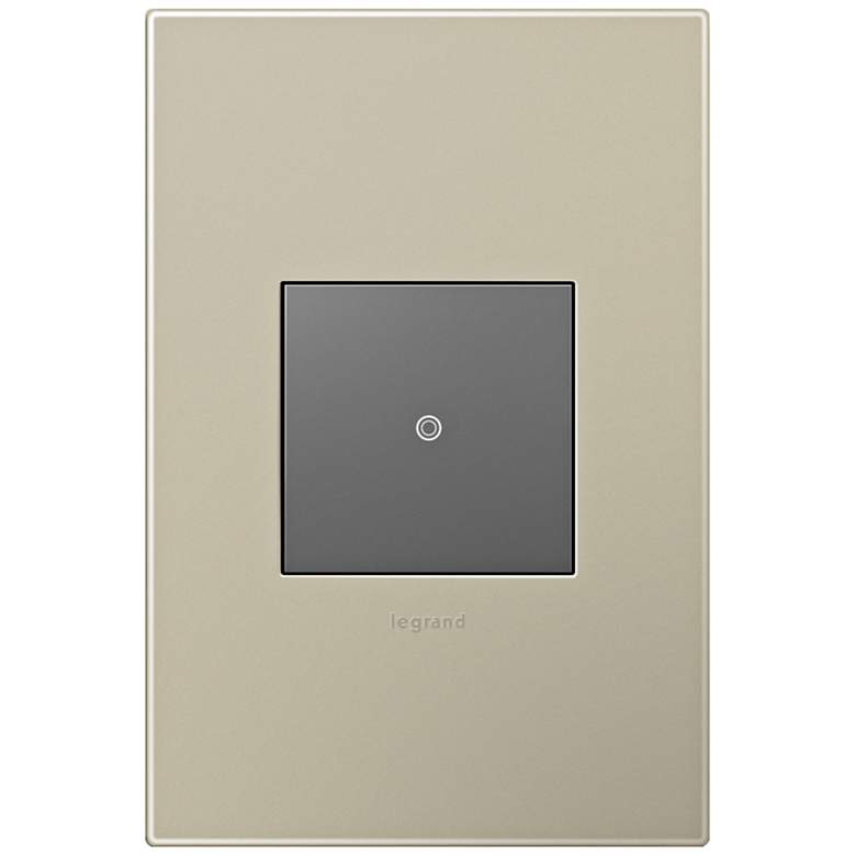 Image 1 adorne Titanium 1-Gang Wall Plate w/ Switch