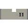 adorne® Titanium 2.1A 2-Port USB Electronic Charger Module