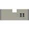 adorne® Titanium 3.1A 2-Port USB Electronic Charger Module