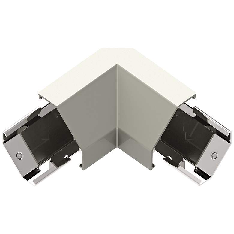 Image 1 adorne® Titanium Modular Track Corner Connector