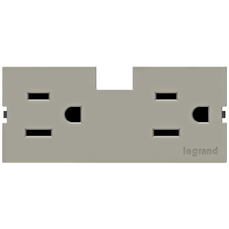 Image 1 adorne® Titanium One-Outlet Module