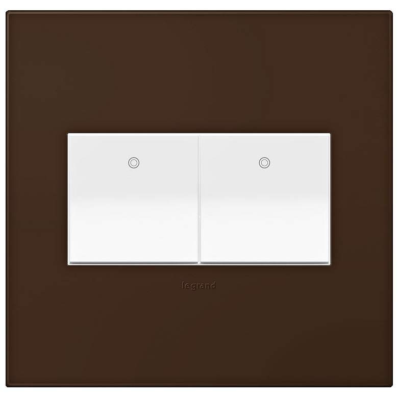 Image 1 adorne Truffle 2-Gang Wall Plate w/ 2 Switches