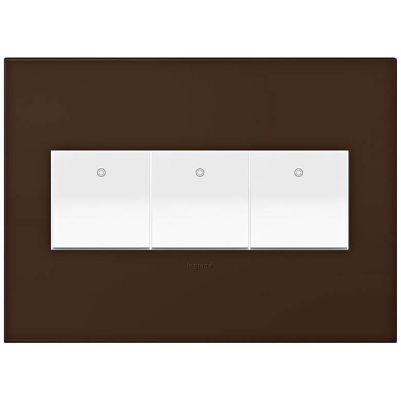 Image 1 adorne Truffle 3-Gang Wall Plate w/ 3 Switches