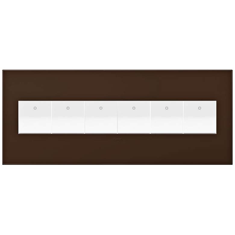 Image 1 adorne Truffle 6-Gang Wall Plate w/ 6 Switches
