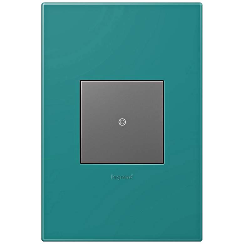 Image 1 adorne Turquoise Blue 1-Gang Wall Plate w/ Switch