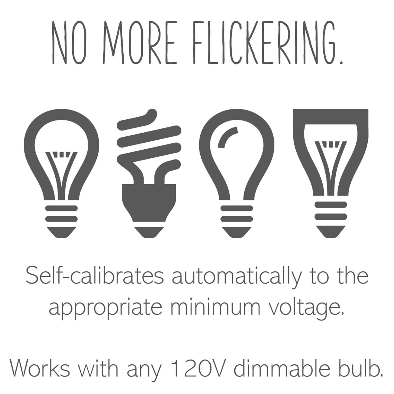 Image 7 adorne Whisper Tru-Universal Dimmer, Magnesium more views