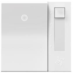 adorne&#174; White Fan Control Switch with Status Light
