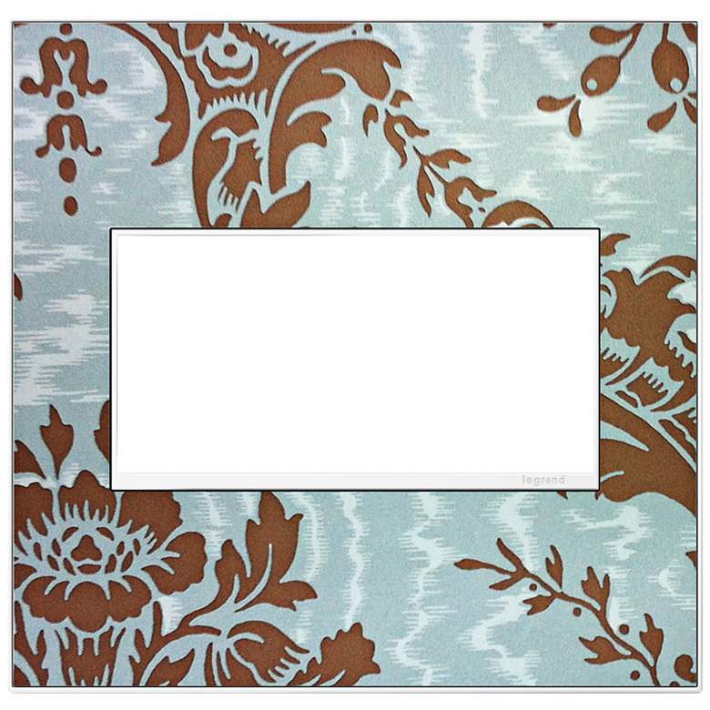 Image 1 adorne&#174; White Trim 2-Gang Customizable Wall Plate