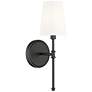 1_Adorra 15" High Matte Black Wall Sconce