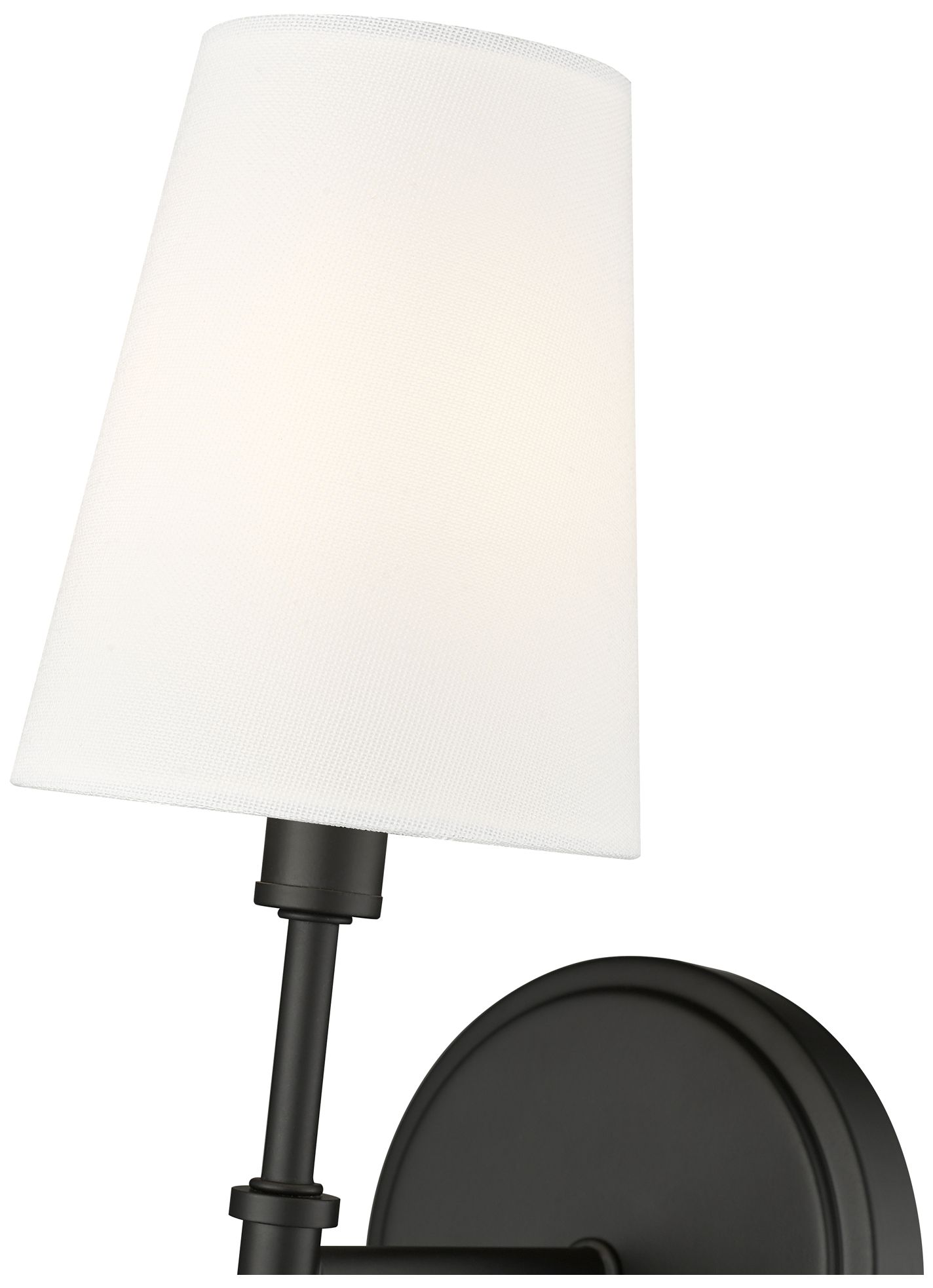 Image 6 Adorra 15" High Matte Black Wall Sconce more views