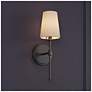 7_Adorra 15" High Matte Black Wall Sconce more views