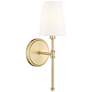 1_Adorra 15" High Vintage Brass Wall Sconce