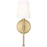 4_Adorra 15" High Vintage Brass Wall Sconce more views