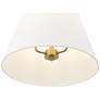 3_Adorra 16" Wide Vintage Brass Pendant Light more views