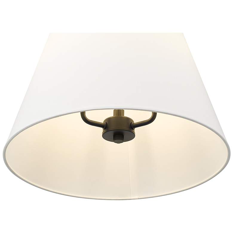Image 3 Adorra 16" Wide 3-Light Pendant in Matte Black more views