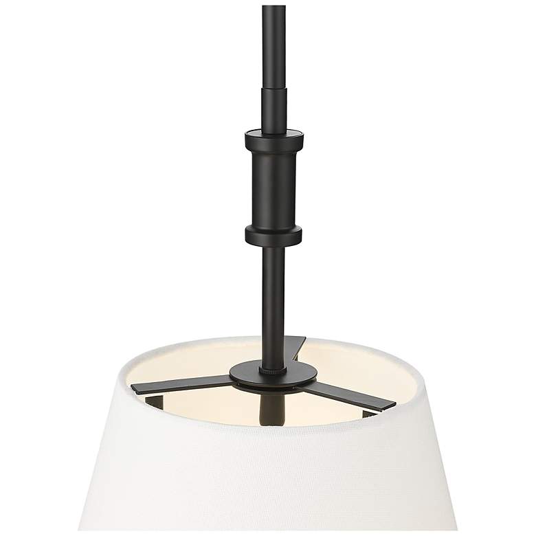 Image 4 Adorra 16" Wide 3-Light Pendant in Matte Black more views