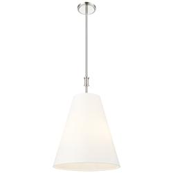 Adorra 16" Wide 3-Light Pendant in Polished Nickel