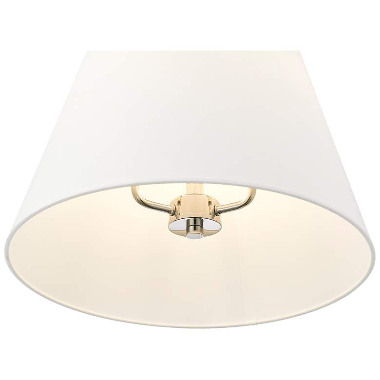 Image 3 Adorra 16" Wide 3-Light Pendant in Polished Nickel more views