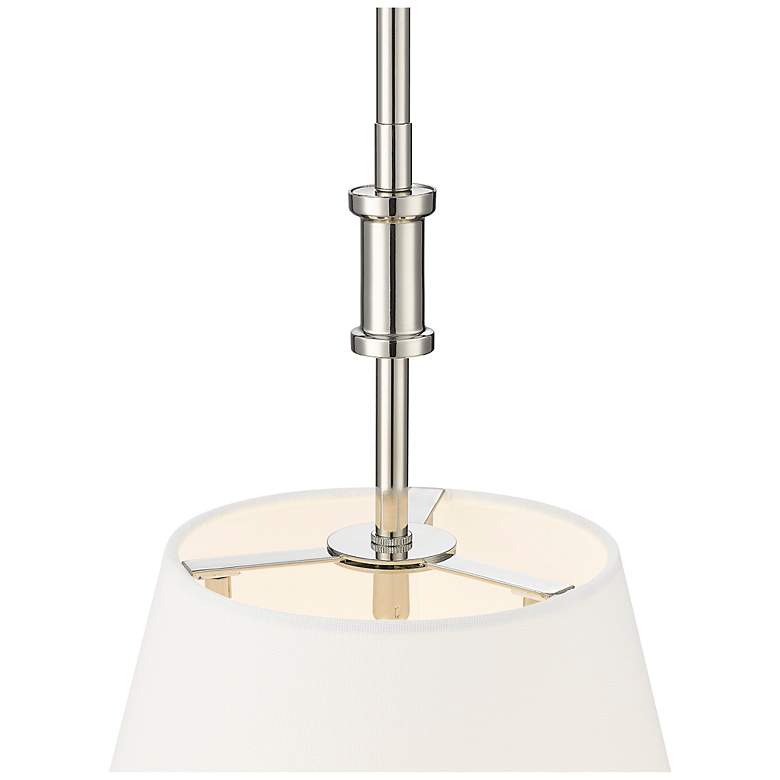 Image 4 Adorra 16" Wide 3-Light Pendant in Polished Nickel more views