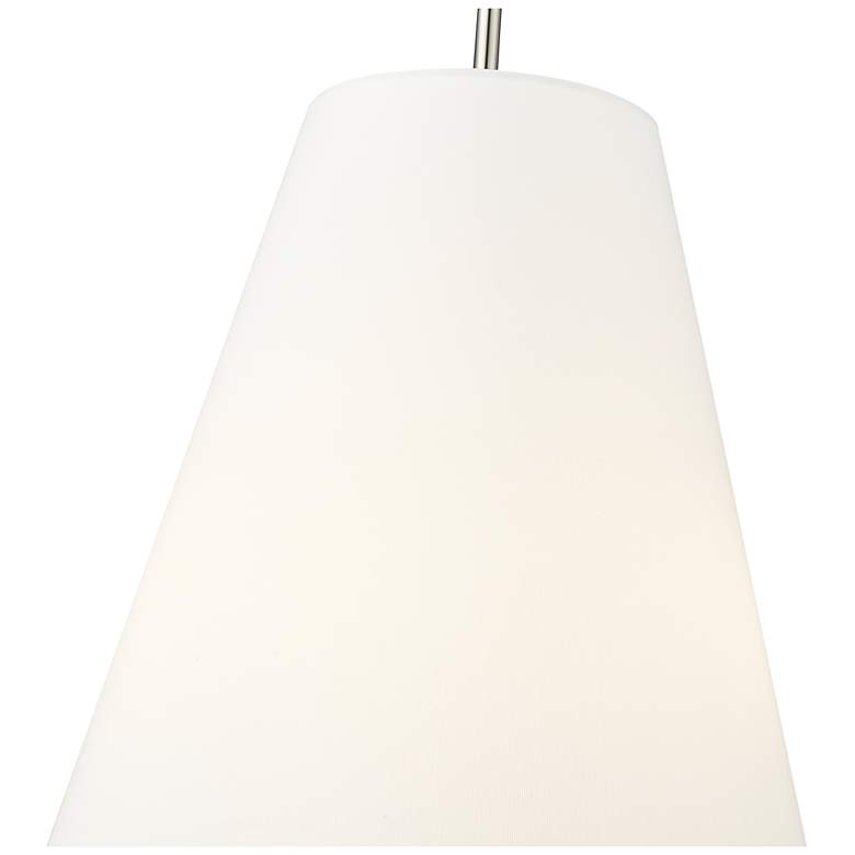 Image 5 Adorra 16" Wide 3-Light Pendant in Polished Nickel more views