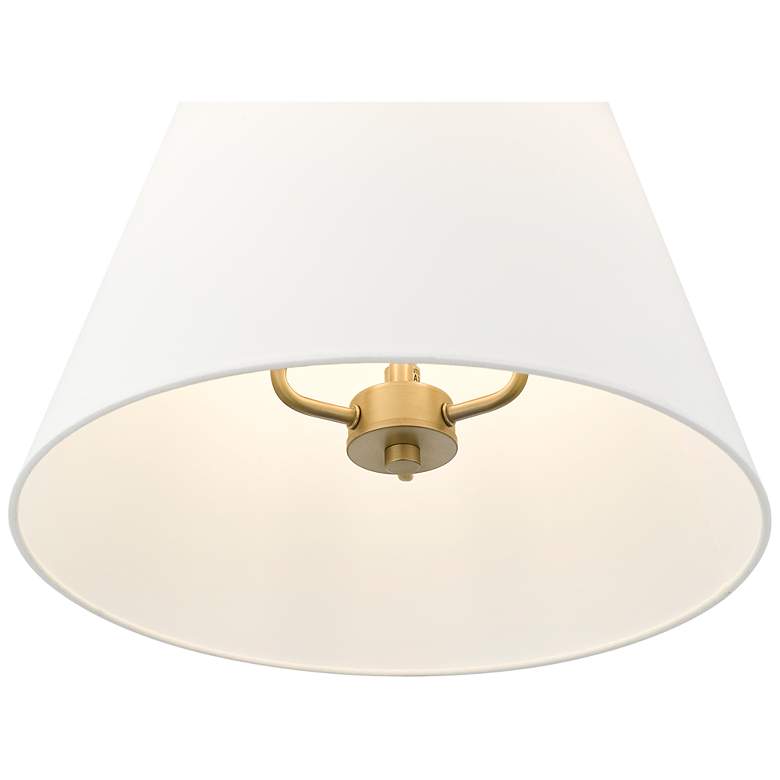 Image 3 Adorra 16" Wide 3-Light Pendant in Vintage Brass more views