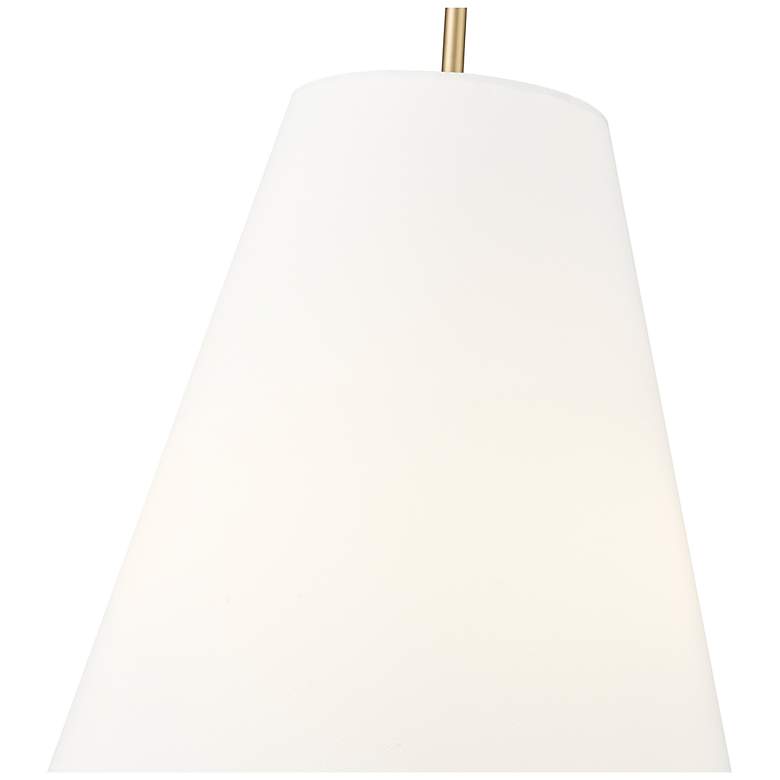 Image 5 Adorra 16" Wide 3-Light Pendant in Vintage Brass more views