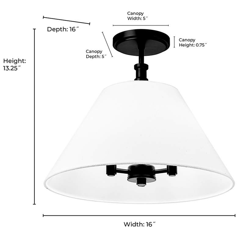 Image 7 Adorra 16" Wide 3-Light Pendant in Vintage Brass more views