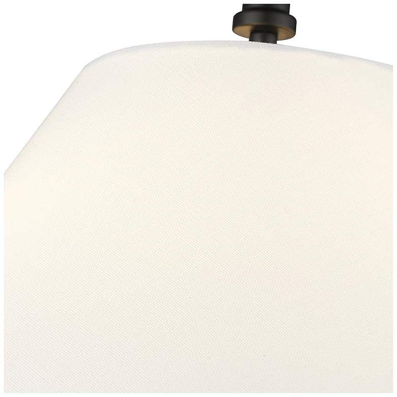 Image 3 Adorra 16" Wide 3-Light Semi Flush in Matte Black more views
