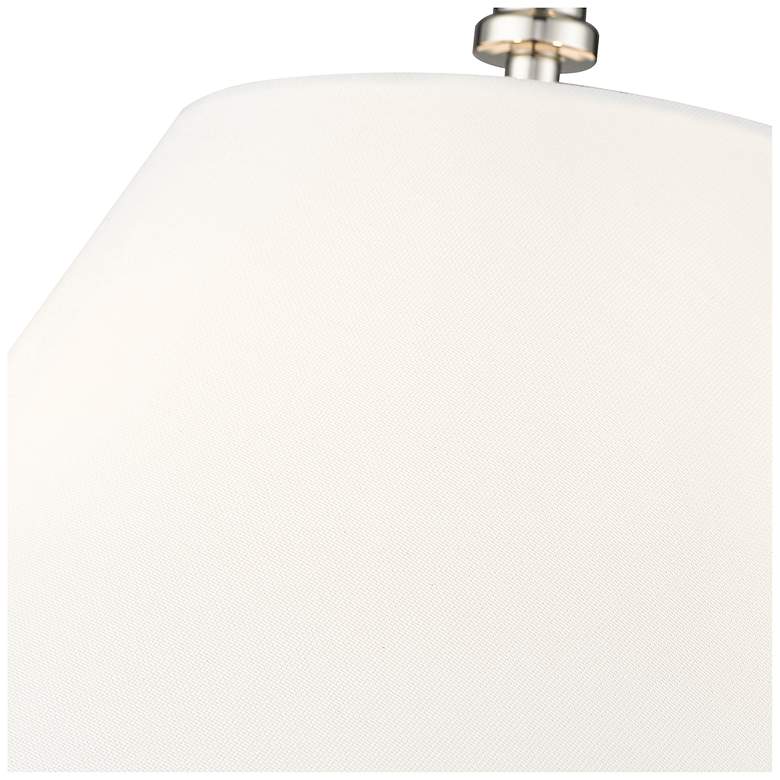 Image 3 Adorra 16" Wide 3-Light Semi Flush in Polished Nickel more views