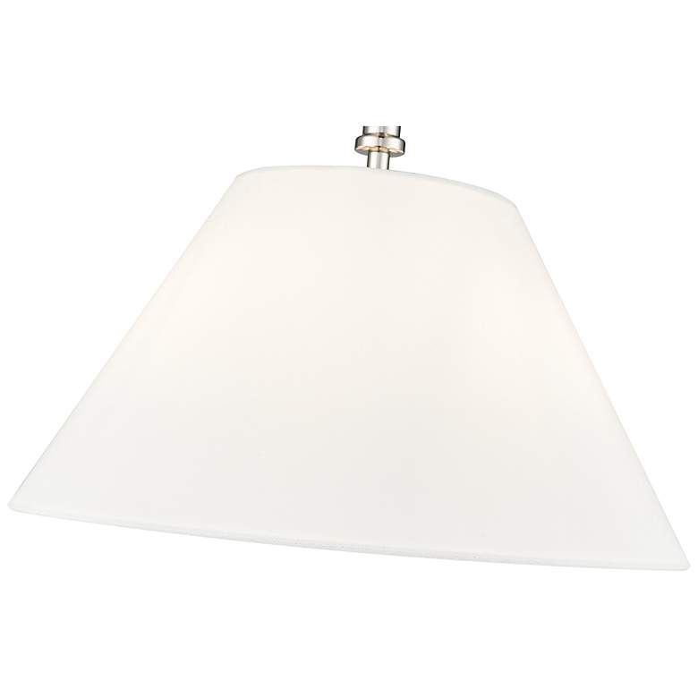 Image 4 Adorra 16" Wide 3-Light Semi Flush in Polished Nickel more views