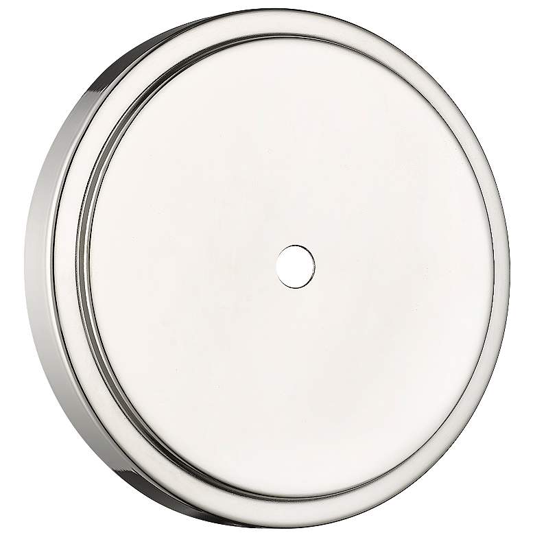 Image 5 Adorra 16" Wide 3-Light Semi Flush in Polished Nickel more views