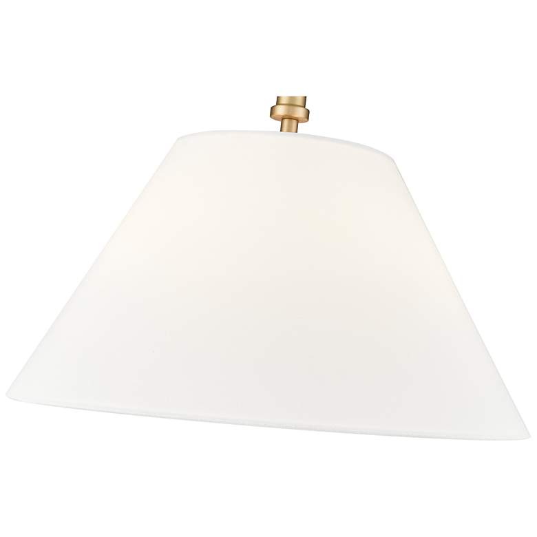 Image 4 Adorra 16" Wide 3-Light Semi Flush in Vintage Brass more views