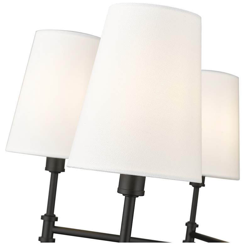 Image 4 Adorra 25.75" Wide 6-Light Chandelier in Matte Black more views