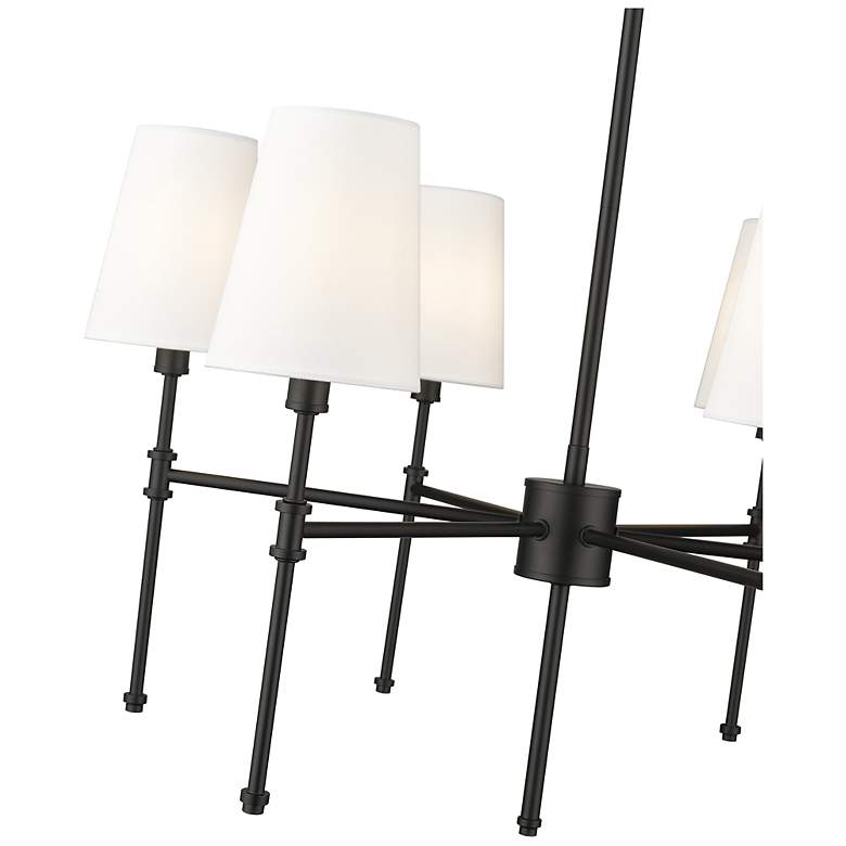 Image 5 Adorra 25.75" Wide 6-Light Chandelier in Matte Black more views